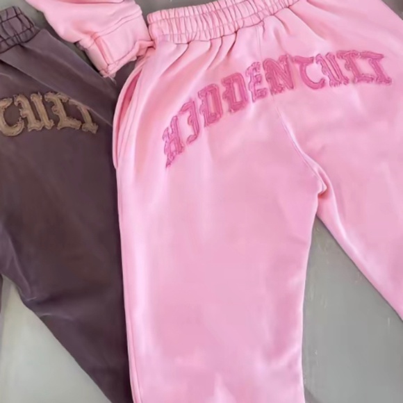 🎀Limited Edition Pink HIDDEN CULT Sweatsuit 🎀 - Picture 3 of 4
